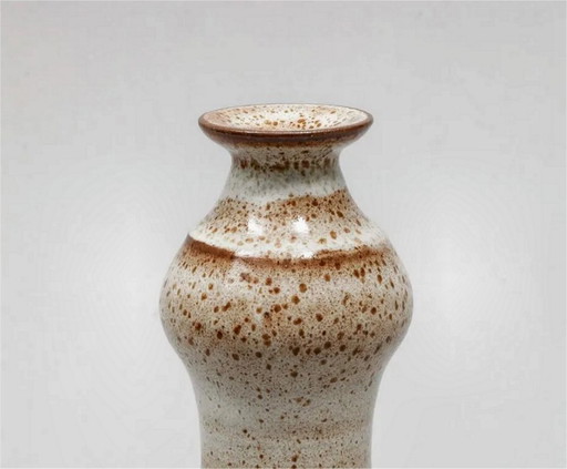 Glazed ceramic vase signed Jacques Pouchain – Dieulefit workshop – 1960s/70s