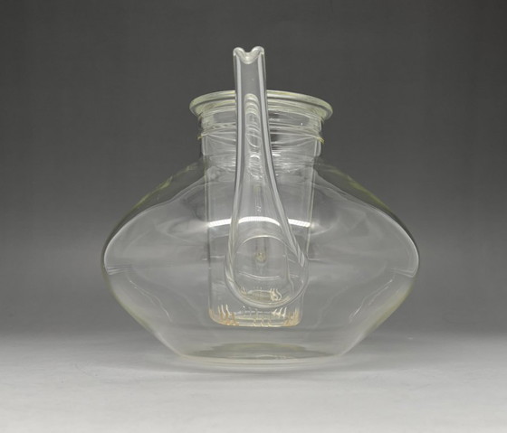 Image 1 of Heinrich Löffelhardt Bauhaus Set da tè – Teiera in vetro Jena 1,5 L + 6 tazze Schott Verran
