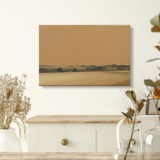 Image 1 of Radiant day, unique painting, hand-painted one-of-a-kind piece, 30 x 20 cm, acrylic paint on canvas