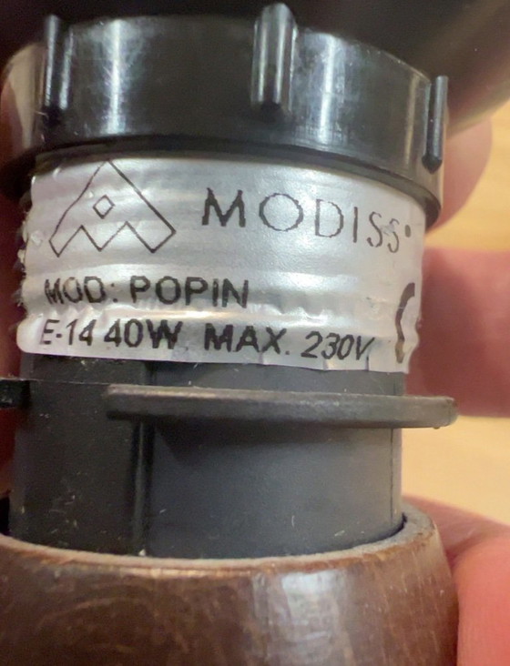 Vintage MODISS POP IN Design Table Lamp – Made in Spain – Wood (photo 16 of 17)
