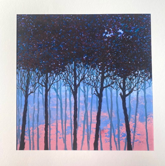 Morning Woods – Gemälde & Zeichnungen, Papier (photo 2 of 5)