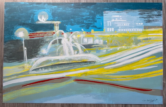 Image 1 of Zeefdruk Bert Bruijn 