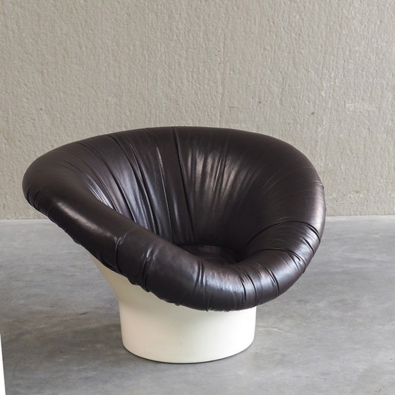 Krokus Lounge Chair van Lennart Bender voor Ulferts AB (1968) – Fauteuils, Leather, Fiberglass (photo 9 of 13)