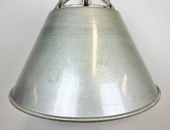 Image 1 of Grey Industrial Explosion Proof Lamp with Aluminum Shade from Zaos, 1970s