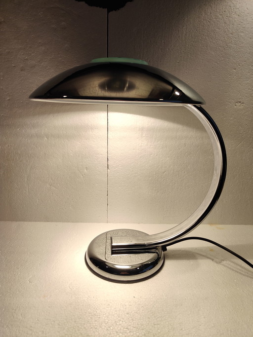 Lampada da tavolo cromata vintage