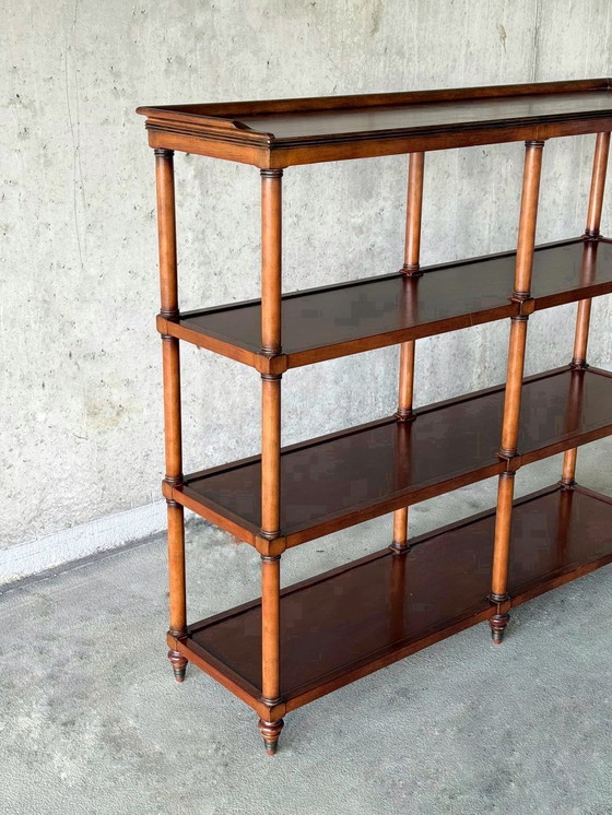 Image 1 of Mahogany wooden wall cabinet / room divider