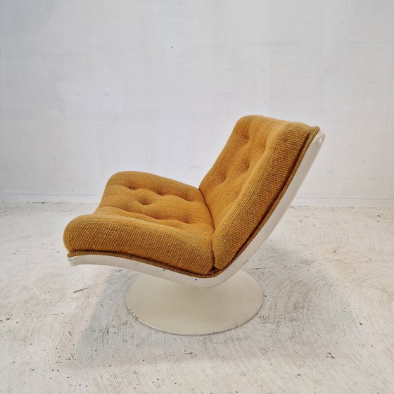 Image 1 of Vintage model 975 armchair in wool by Geoffrey Harcourt for Artifort, 1970