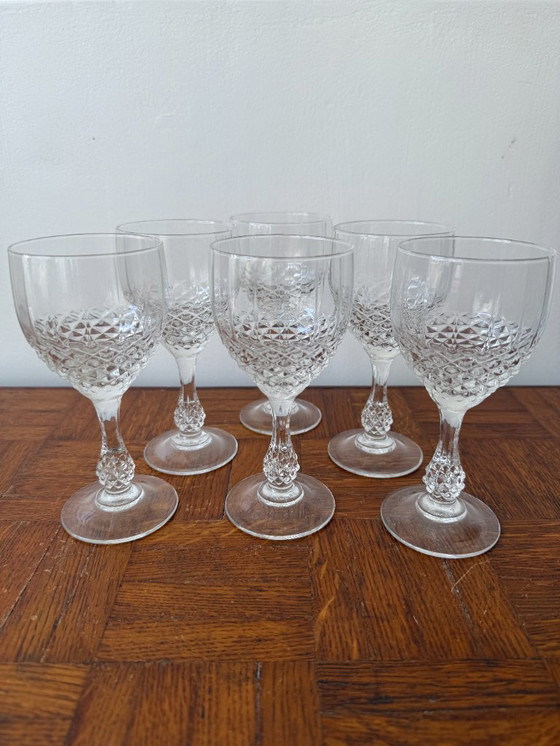 Image 1 of Juego de 6 copas de tallo Luminarc fabricadas en Francia