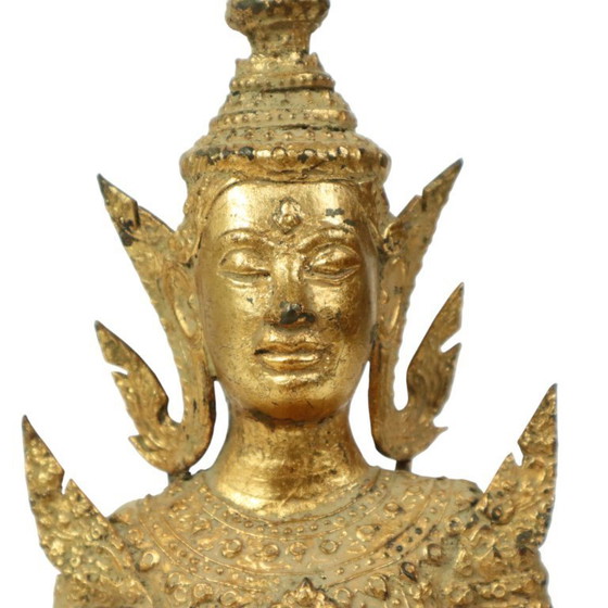 Image 1 of Buda de bronce dorado