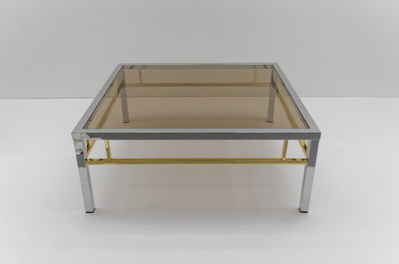 Image 1 of Square Bicolor Coffee Table, 1970s