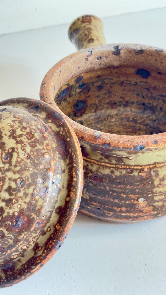 Image 1 of Pentola in gres pirite vintage