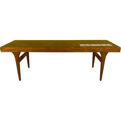 Mesa de centro vintage de palisandro de Johannes Andersen para Silkeborg Furniture, Dinamarca 1960