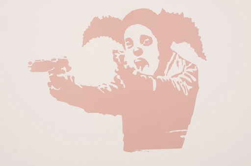 Banksy - Clown Skateboards / The Skipp- Screenprint, certified and limited