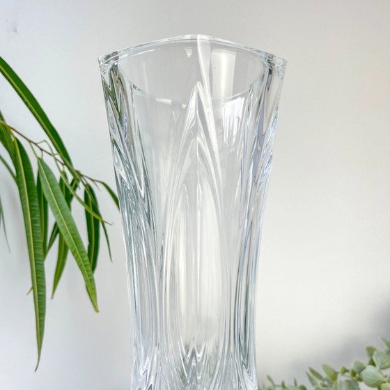 Vintage crystal Art Deco style vase (photo 5 of 7)
