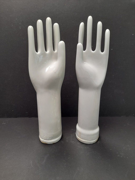 Molde de cerámica grande para guantes