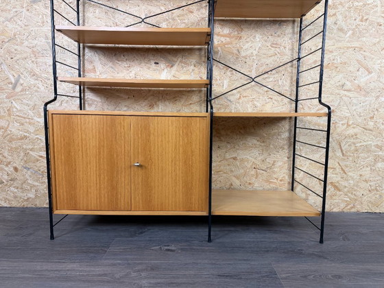 Jaren 60 70 Essen Wandrek Wall Unit Van WHB Duitsland Mid Century – Metal, Wood (photo 12 of 18)