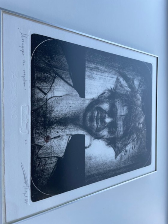 Image 1 of Grafik Todor Petroff - Selbstporträt (1983)