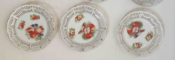 Image 1 of Set di 12 piatti in porcellana Bavaria Schumann, diametro 10 cm