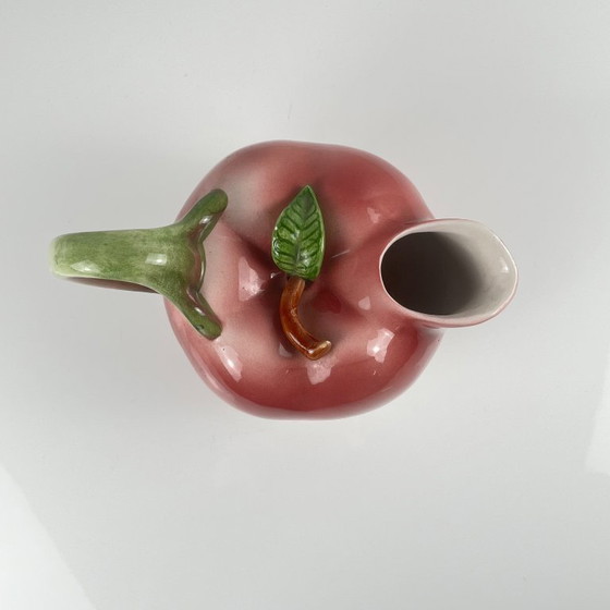 Image 1 of Apple-shaped slipware pitcher, 1960/70