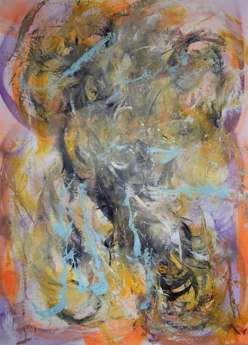 Original artwork by Timo Wedell - Very large canvas 160x115cm