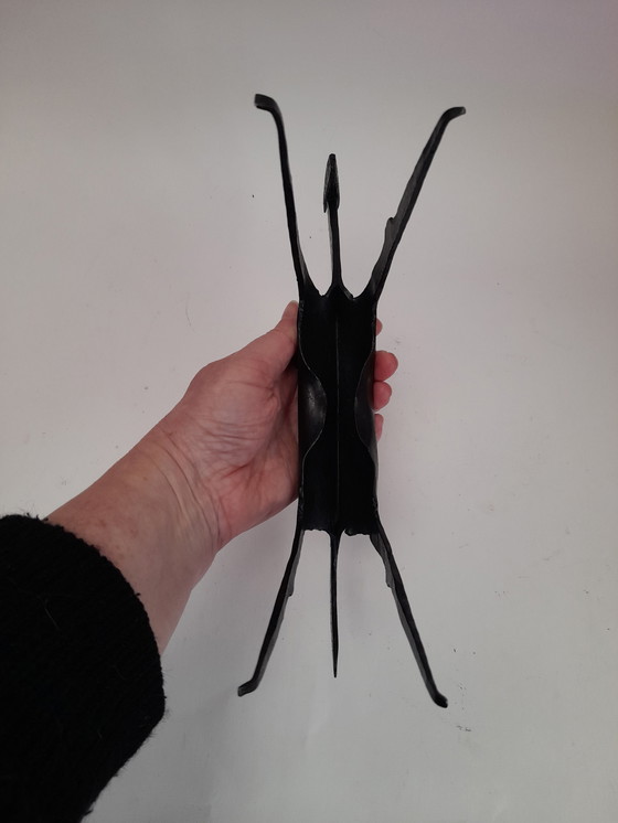 Image 1 of Brutalist wrought iron horse