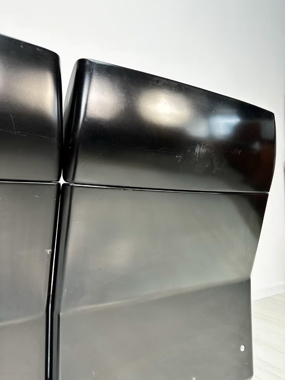 Image 1 of Divano a 2 posti in pelle vintage 620 di Dieter Rams per Vitsoe anni '70