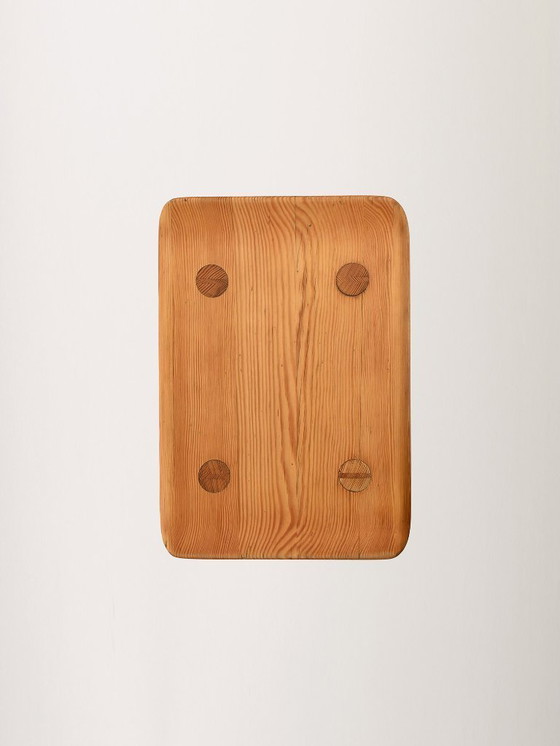 Image 1 of Sgabello vintage in pino “Visingsö” di Carl Malmsten