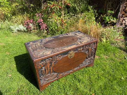 Coffre en bois indonésien – opbergkast, Wood (photo 2 of 7)