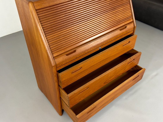 Scrittoio Segretario in Teak Design Danese Dyrlund con Tavolo Pieghevole – Scrivanie, Wood (photo 10 of 12)