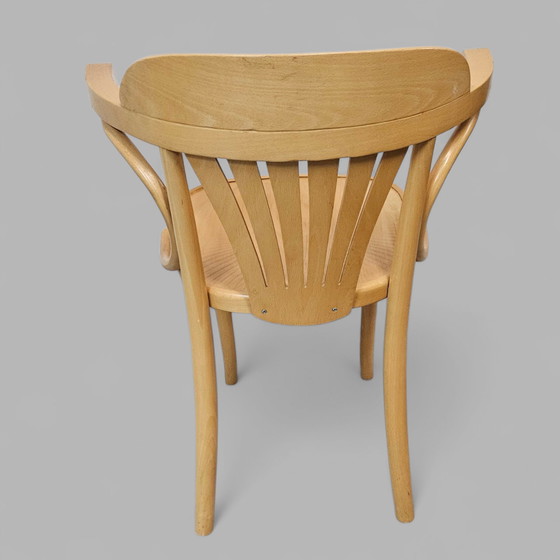 Image 1 of 4er Set Mid Century Armlehnenstühle Stühle Thonet No 24 Mobiliar