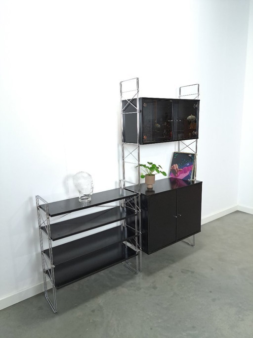 Set di mobili modulari e scaffalature Denka di design danese