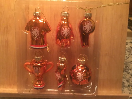 Image 1 of 10 X Footballers Ornaments/Christmas Balls