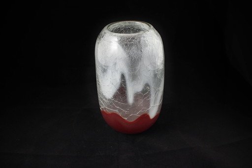 Vase en verre russe de Svetlana Beskinskaja, années 1960