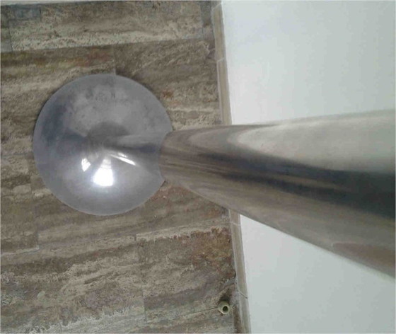 Image 1 of Porte-manteau en aluminium poli pour huit manteaux des années 1960-70, vintage