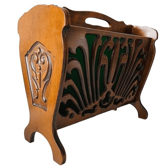 Image 1 of Portariviste vintage di metà secolo in stile art nouveau Portariviste anni '50