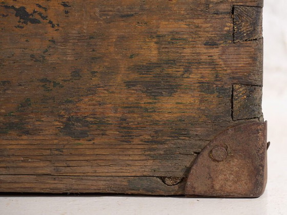 Small antique metal frame chest (c.1900) #3 – Chest of drawers, Rustic (photo 22 of 34)