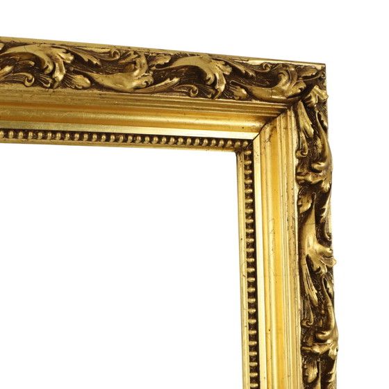 Image 1 of Antieke Barok Stijl Lijst Bladgoud