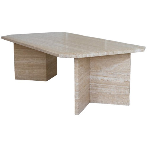 Vintage travertin salontafel
