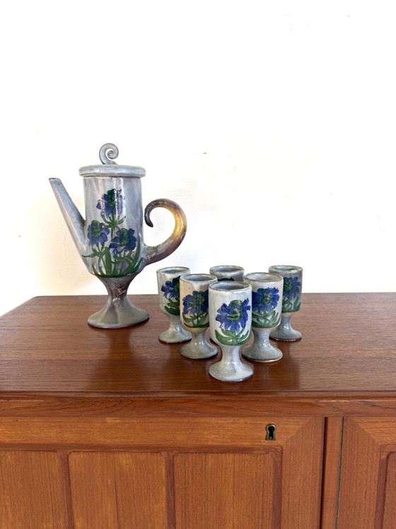 Image 1 of Vintage Vallauris thee servies ‘60