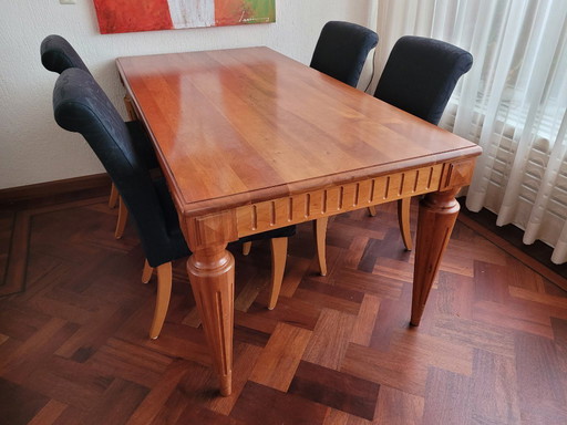 Dining table "Petersburg" Cherry wood 180x90 Design DAD Rotterdam