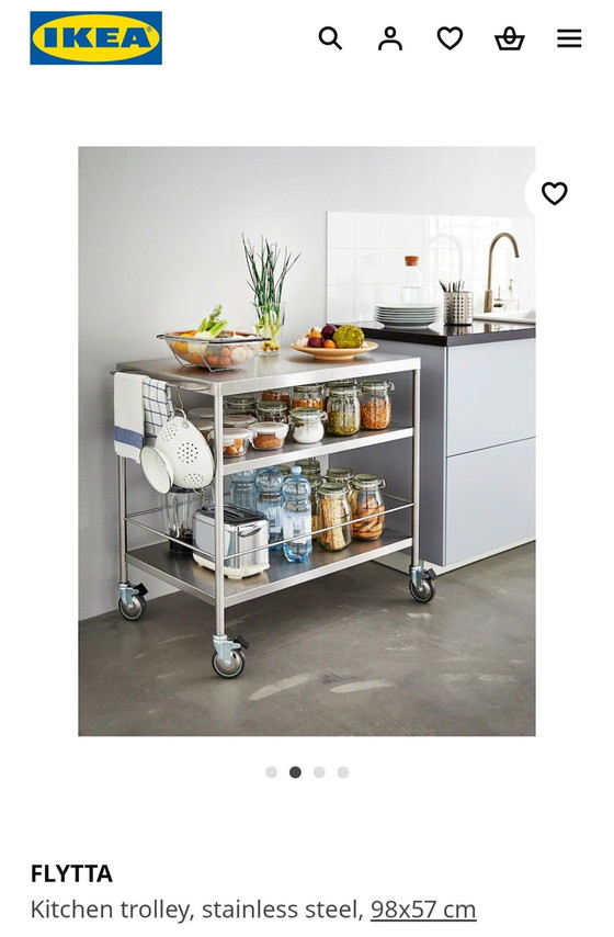 Image 1 of Carrello Cucina Flytta 98x57 cm