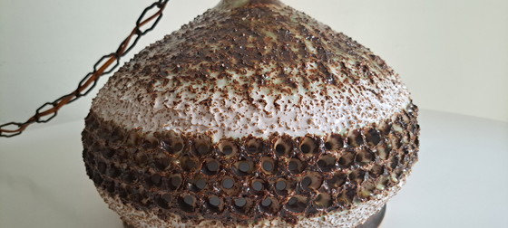 Image 1 of Vintage Brutalist hanglamp uit Sejer Factory, jaren 60
