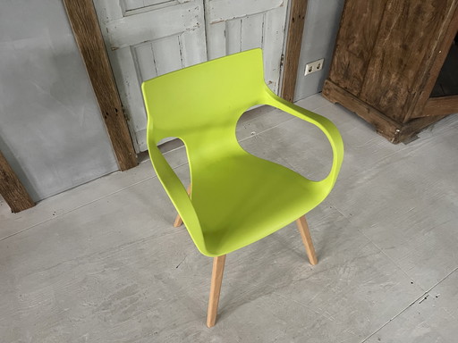 4 X Design Chair Plastic – eetkamerstoelen, Metal