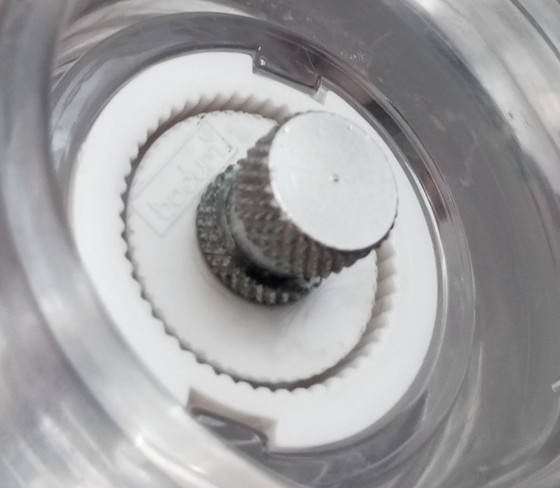 Image 1 of Carsten Jorgensen postmodern 'Peppino' salt/pepper mill Bodum approx. 1990