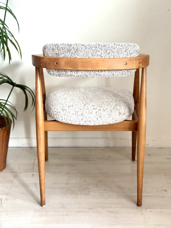 Image 1 of Vintage armrest chair office chair Lübke 1960s