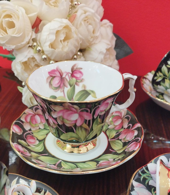 Image 1 of Royal Albert England tea set Provincial Flowers series 