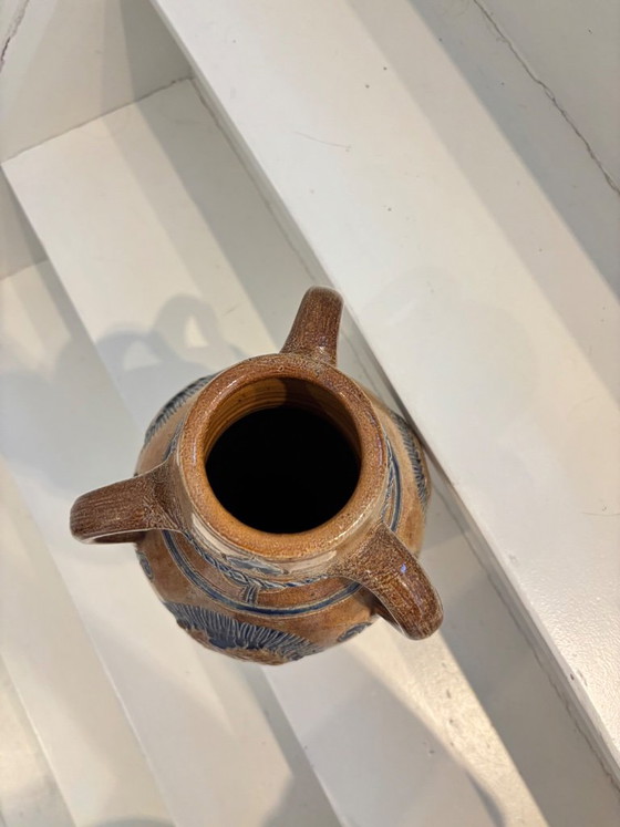 Vaso Art Déco (33 cm) – Roger Guérin (Bouffioulx) – ca. 1930 – Guerin, Vasi, Ceramica (photo 4 of 6)