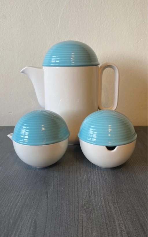 Wunderschönes 18-teiliges japanisches Tafelservice (60er/70er Jahre) – servies, Ceramic