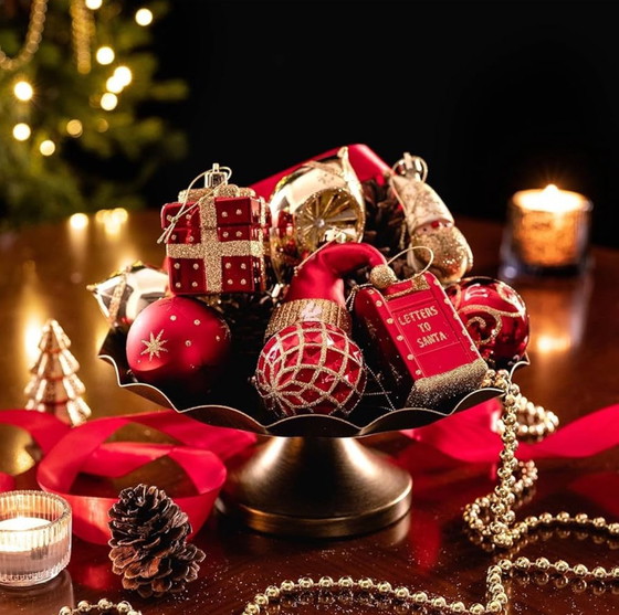 Image 1 of Luxe Vintage Kerstballen