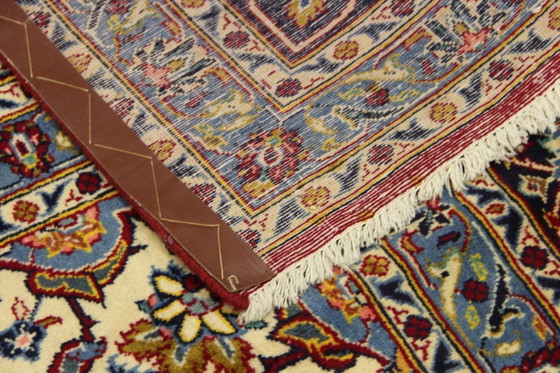 Image 1 of Original Perserteppich Keschan,Kashan Rot 437 x 316 cm Top Zustand Klassik Alt